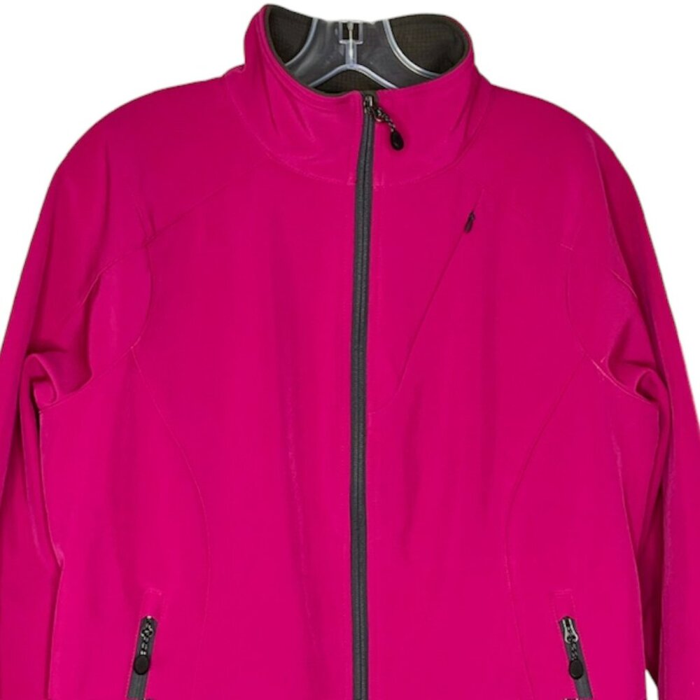 L.L. Bean Windproof Softshell Lined Jacket Poly G… - image 2